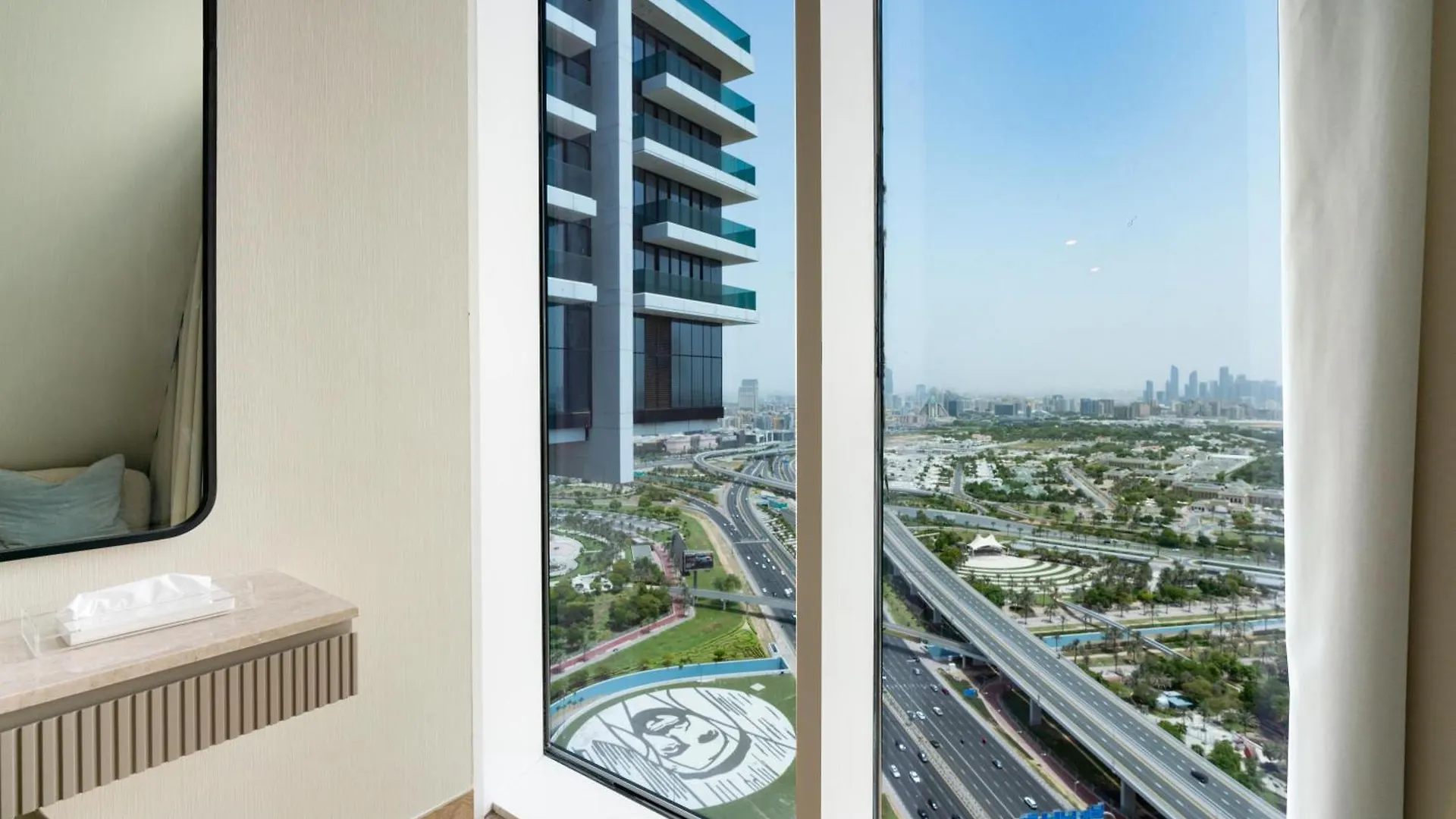 Lägenhet Elegant 2Br Suite In One Residence, Al Wasl - Ahlan Hh Dubai Förenade Arabemiraten